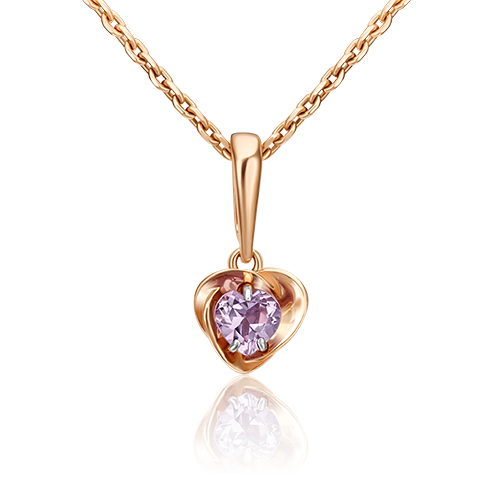 Кулон из красного золота PLATINA jewelry 03-3003-00-203-1110-57, аметист, 03-3003-00-203-1110-57
Кулон из красного золота PLATINA jewelry 03-3003-00-203-1110-57, аметист, 03-3003-00-203-1110-57