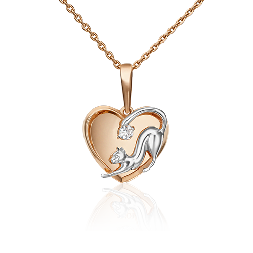 Кулон из красного золота PLATINA jewelry 03-3023-00-401-1110-48, фианит, 03-3023-00-401-1110-48
Кулон из красного золота PLATINA jewelry 03-3023-00-401-1110-48, фианит, 03-3023-00-401-1110-48