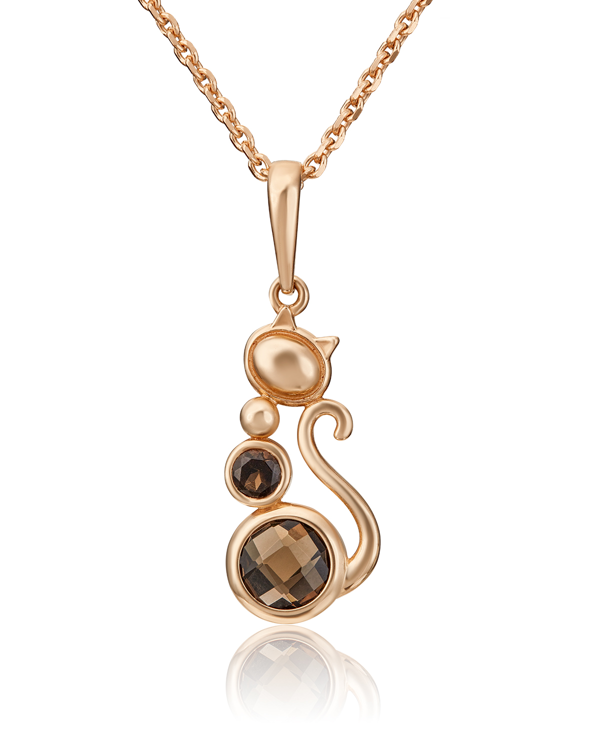 Кулон из красного золота PLATINA jewelry 03-3082-00-202-1110-57, раухтопаз, 03-3082-00-202-1110-57
Кулон из красного золота PLATINA jewelry 03-3082-00-202-1110-57, раухтопаз, 03-3082-00-202-1110-57