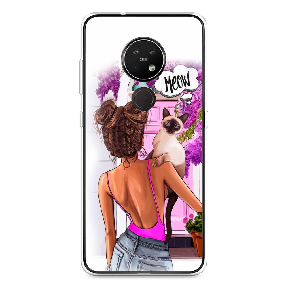Чехол Awog на Nokia 6.2 / Нокиа 6.2 "Девушка с кошкой", Фиолетовый;розовый;коричневый, 123050-7
Чехол Awog на Nokia 6.2 / Нокиа 6.2 "Девушка с кошкой", Фиолетовый;розовый;коричневый, 123050-7