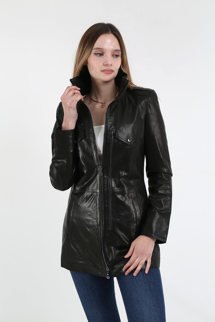 Кожаная куртка женская Derins DKA01122_S черная 3XL (товары доставляются из-за рубежа), DKA01122_S
Кожаная куртка женская Derins DKA01122_S черная 3XL (товары доставляются из-за рубежа), DKA01122_S