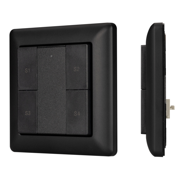 Панель управления Arlight INTELLIGENT ARLIGHT DALI-223-1G-4SC-IN-BLACK (BUS, только сцены), 031065
Панель управления Arlight INTELLIGENT ARLIGHT DALI-223-1G-4SC-IN-BLACK (BUS, только сцены), 031065