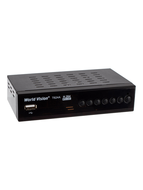 фото Dvb-t2 приставка world vision t624a black