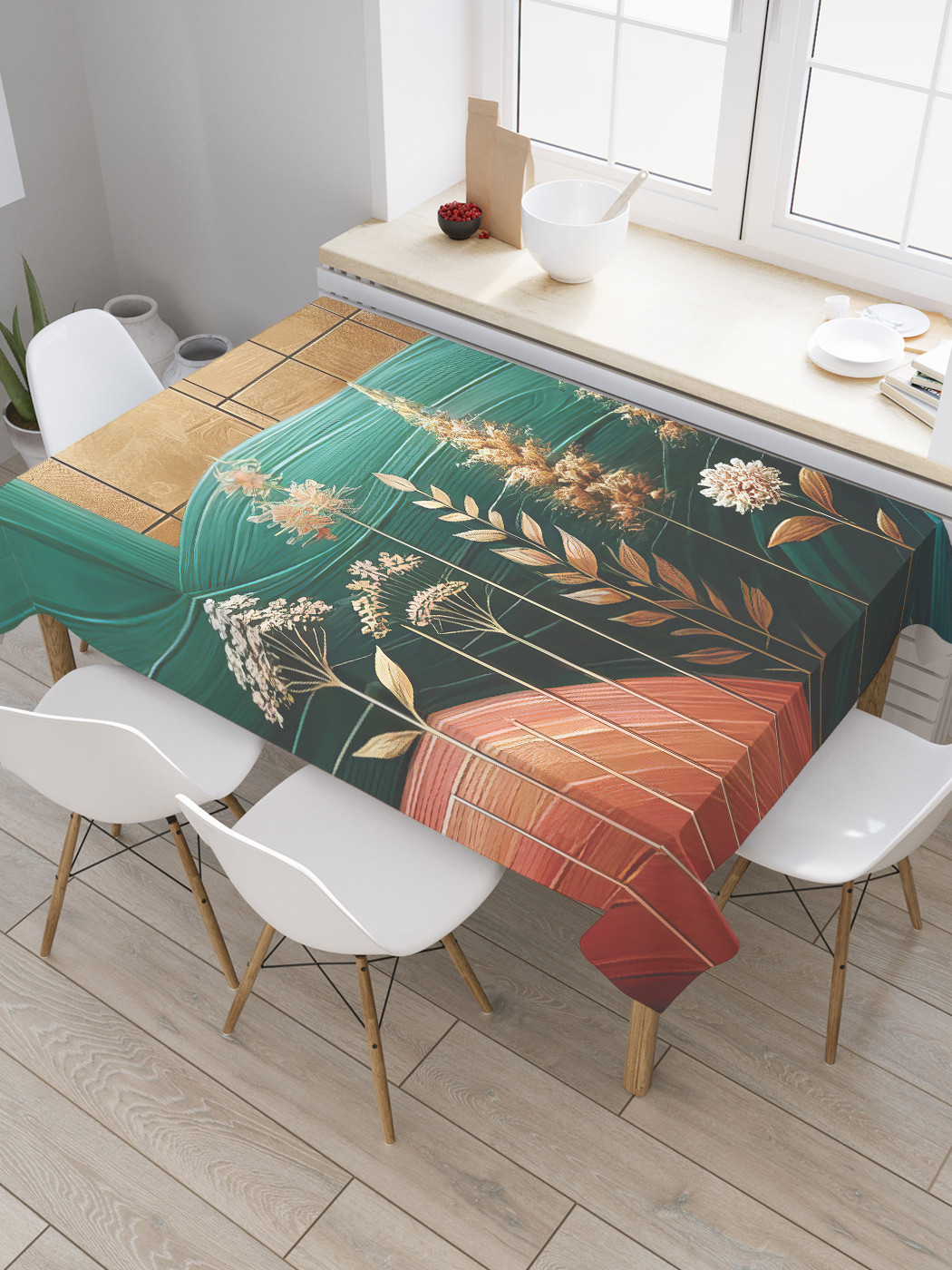 Скатерть JoyArty Плитка с сухоцветами 120х145, tc_sd2720_120x145, Голубой, Плитка с сухоцветами
Скатерть JoyArty Плитка с сухоцветами 120х145, tc_sd2720_120x145, Голубой, Плитка с сухоцветами