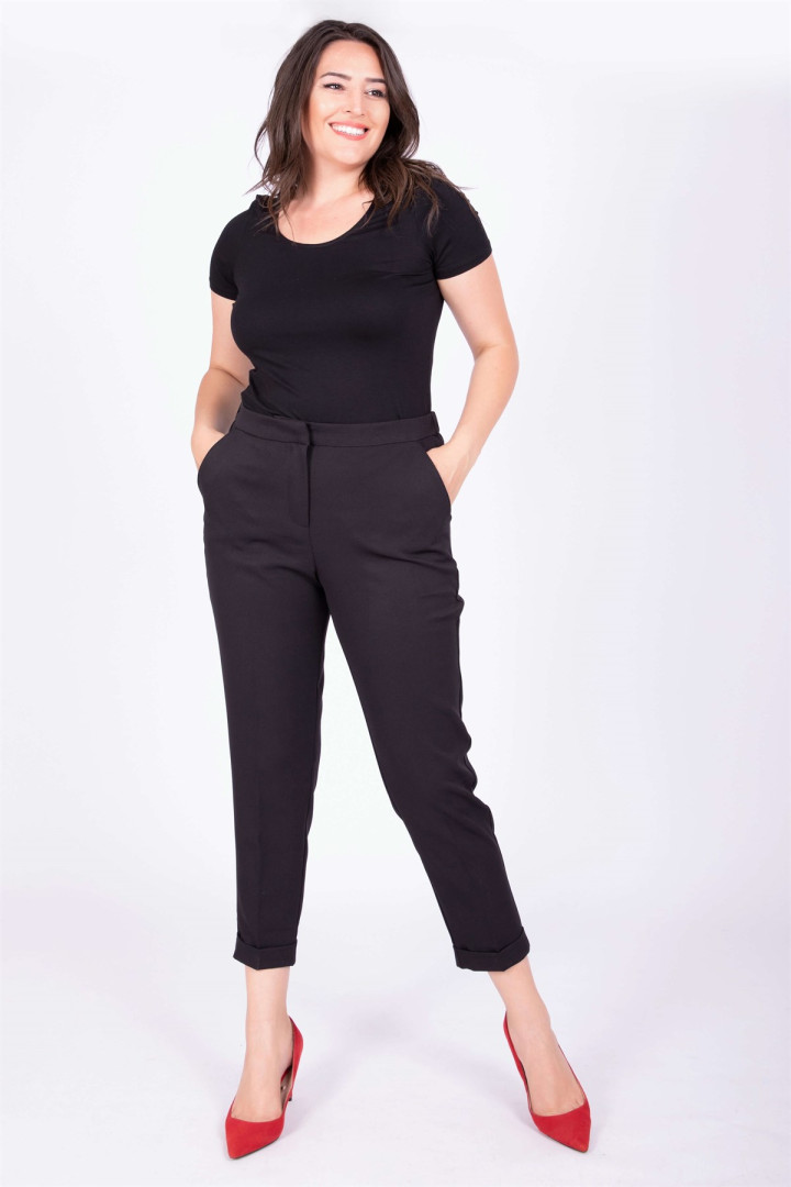 Брюки женские My Line Moda 591 черные 42 RU (товары доставляются из-за рубежа), Черный, 591
Брюки женские My Line Moda 591 черные 42 RU (товары доставляются из-за рубежа), Черный, 591