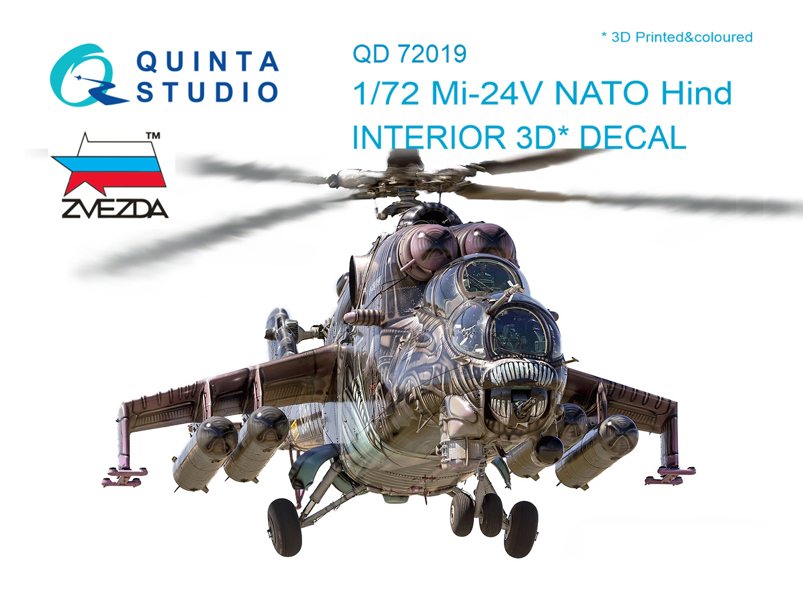 QD72019 1:72 3D Декаль интерьера кабины Ми-24В НАТО черные панели для модели Звезда, Цветной
QD72019 1:72 3D Декаль интерьера кабины Ми-24В НАТО черные панели для модели Звезда, Цветной