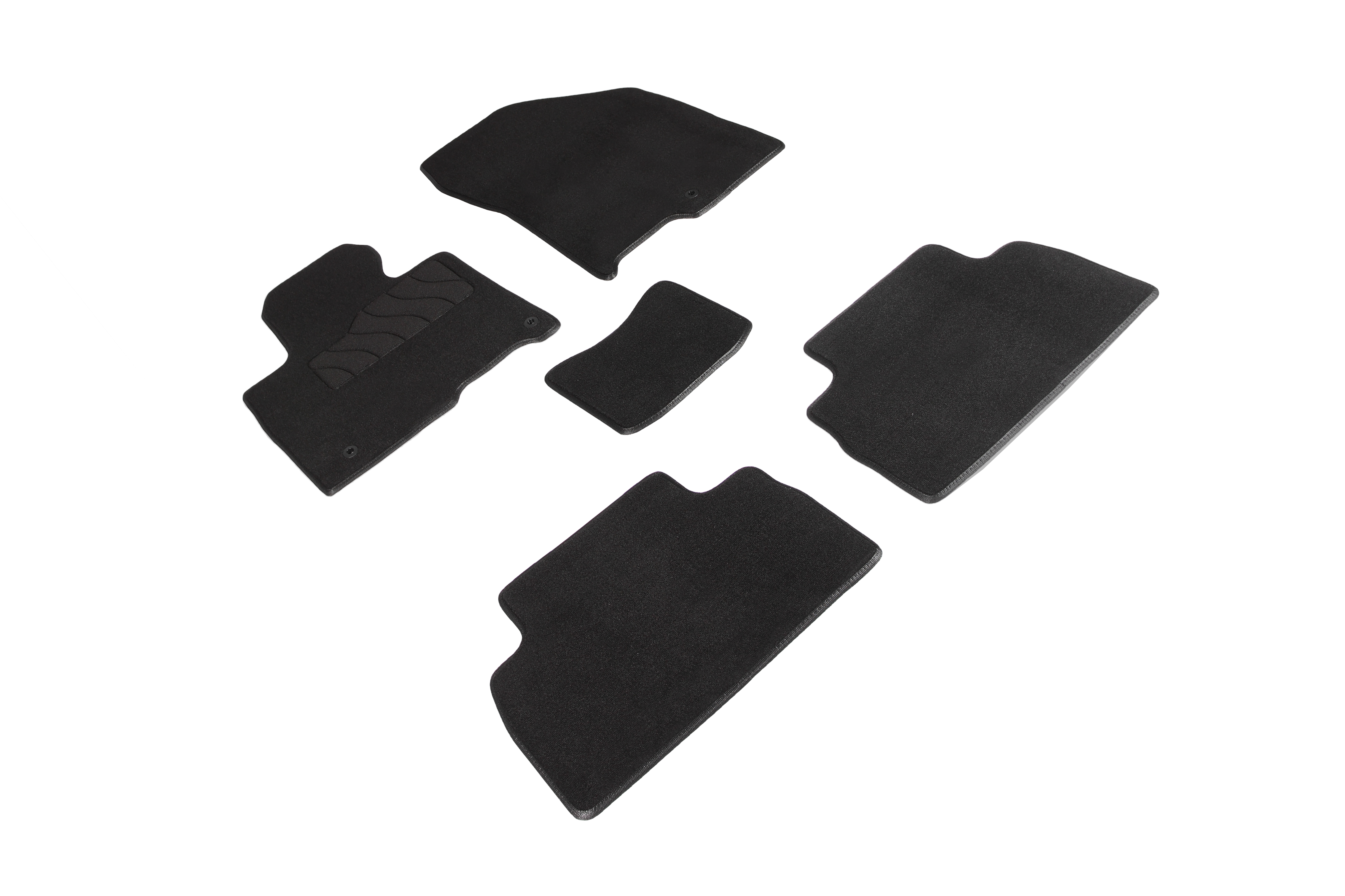 Ворсовые LUX коврики в салон Seintex для Hyundai Santa FE IV (5мест) 2018-2020 (черные, 94 
Ворсовые LUX коврики в салон Seintex для Hyundai Santa FE IV (5мест) 2018-2020 (черные, 94