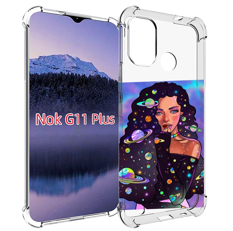 Чехол MyPads девушка-с-планетами-в-волосах женский для Nokia G11 Plus, Прозрачный, Tocco
Чехол MyPads девушка-с-планетами-в-волосах женский для Nokia G11 Plus, Прозрачный, Tocco