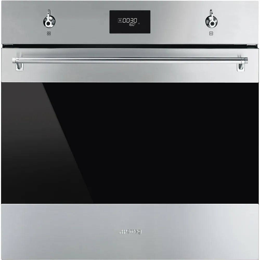 Встраиваемый электрический духовой шкаф SMEG Classica SO6301TX серебристый, Classica SO6301TX
Встраиваемый электрический духовой шкаф SMEG Classica SO6301TX серебристый, Classica SO6301TX