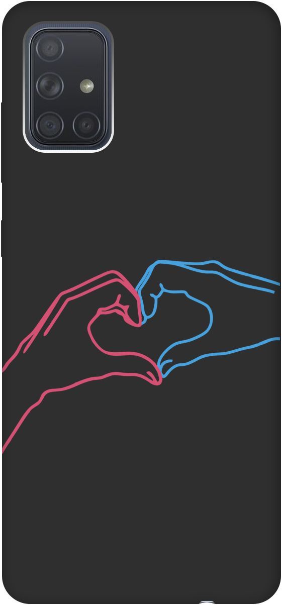Матовый чехол на Samsung Galaxy A71 с принтом "Fall in Love" черный, Черный;голубой, 2529
Матовый чехол на Samsung Galaxy A71 с принтом "Fall in Love" черный, Черный;голубой, 2529