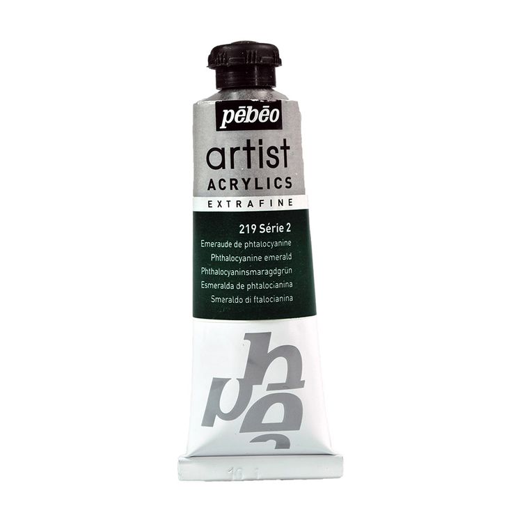 Краска акриловая Pebeo Artist Acrylics extra fine №2 Фталоцианин изумрудный 37 мл, Зеленый
Краска акриловая Pebeo Artist Acrylics extra fine №2 Фталоцианин изумрудный 37 мл, Зеленый