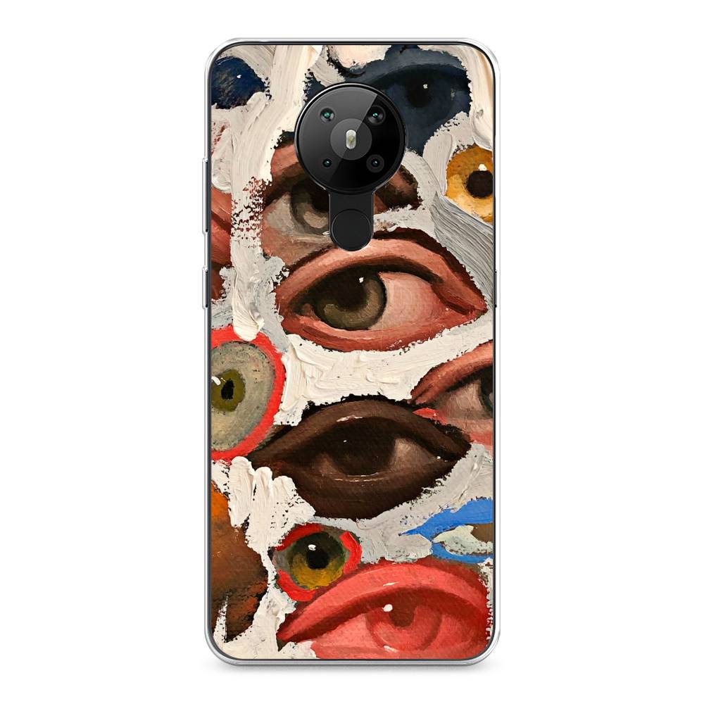 Чехол Awog на Nokia 5.3 / Нокиа 5.3 "Глаза масляная живопись", Серый;бежевый;красный, 123450-7
Чехол Awog на Nokia 5.3 / Нокиа 5.3 "Глаза масляная живопись", Серый;бежевый;красный, 123450-7