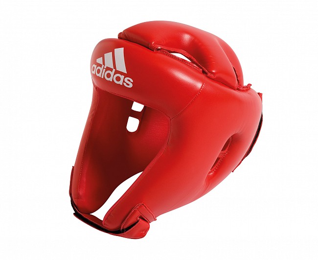 фото Шлем боксерский adidas competition head guard красный s