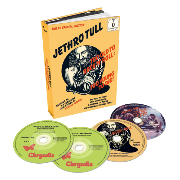 Jethro Tull Too Old To Rock 'N' Roll: Too Young To Die! (The TV Special Edition)(2CD+2DVD)
Jethro Tull Too Old To Rock 'N' Roll: Too Young To Die! (The TV Special Edition)(2CD+2DVD)