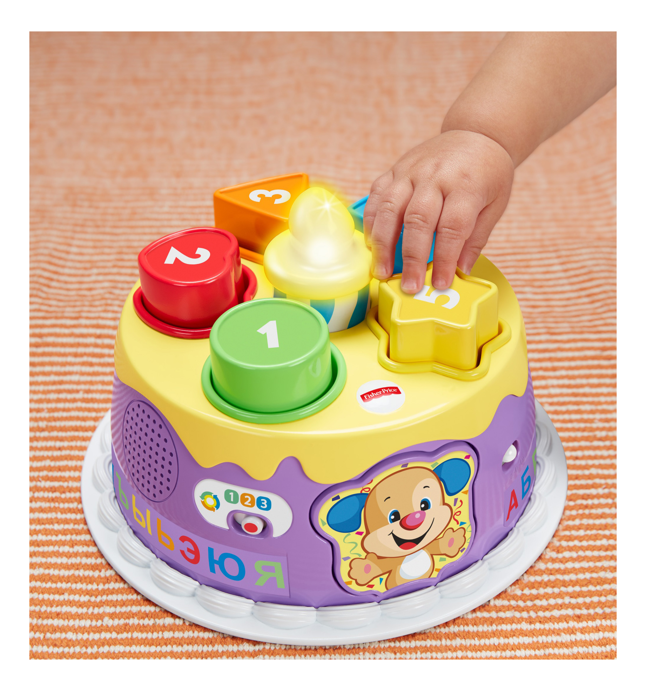 Развивающий торт с волшебными огоньками Fisher-Price Смейся и учись, Торт с волшебными огоньками
Развивающий торт с волшебными огоньками Fisher-Price Смейся и учись, Торт с волшебными огоньками