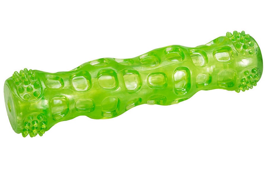 фото Жевательная игрушка для собак ferplast палка, зеленый, длина 17.5 см