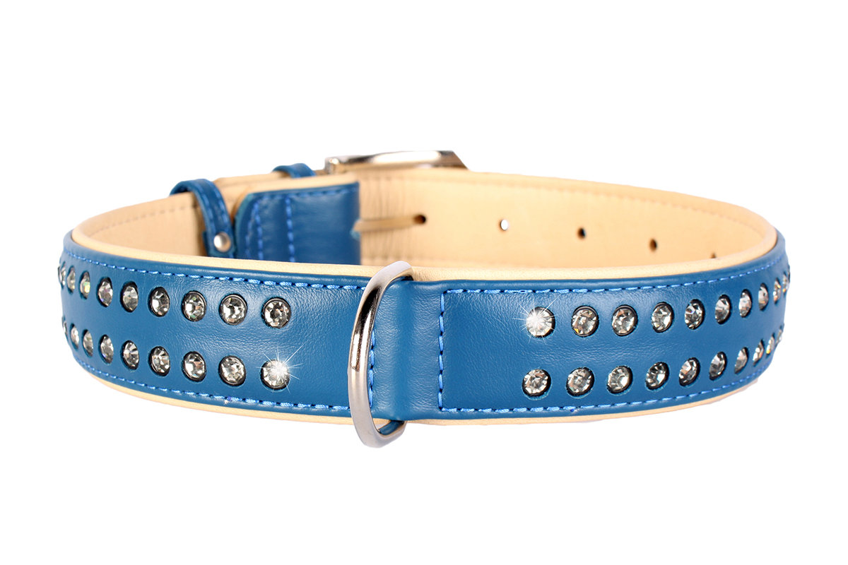 Ошейник "CoLLaR brilliance" со стразами маленькими (ширина 35мм, длина 46-60см) синий, Brilliance
Ошейник "CoLLaR brilliance" со стразами маленькими (ширина 35мм, длина 46-60см) синий, Brilliance