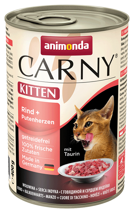 Консервы для котят Animonda Carny Kitten, говядина и сердце индейки, 400г, Carny Kitten
Консервы для котят Animonda Carny Kitten, говядина и сердце индейки, 400г, Carny Kitten