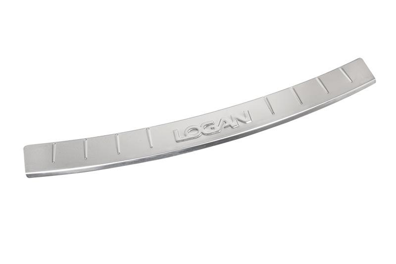 фото Накладка на задний бампер renault logan (2009-2014) dollex nbi-023