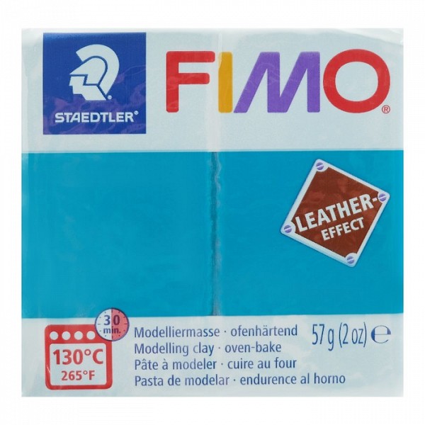 Полимерная глина запекаемая FIMO leather-effect, 57 г, голубо-серый Staedtler, Голубой
Полимерная глина запекаемая FIMO leather-effect, 57 г, голубо-серый Staedtler, Голубой