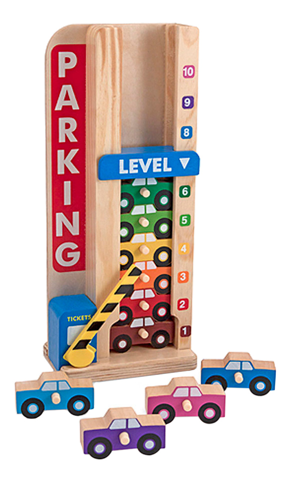 Деревянная игрушка для малышей Melissa & Doug Wooden Stack & Count Parking Garage, Wooden Stack & Count Parking Garage
Деревянная игрушка для малышей Melissa & Doug Wooden Stack & Count Parking Garage, Wooden Stack & Count Parking Garage