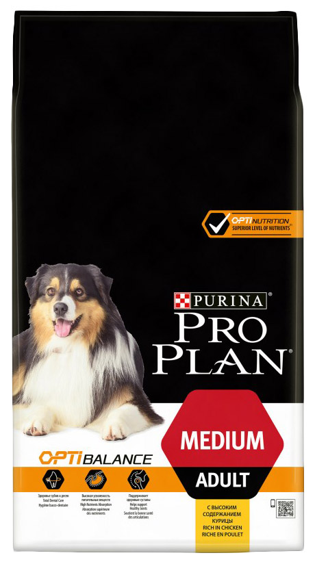 Сухой корм для собак PRO PLAN OptiBalance Medium Adult, для средних пород, курица, 7кг, OptiBalance Medium Adult
Сухой корм для собак PRO PLAN OptiBalance Medium Adult, для средних пород, курица, 7кг, OptiBalance Medium Adult