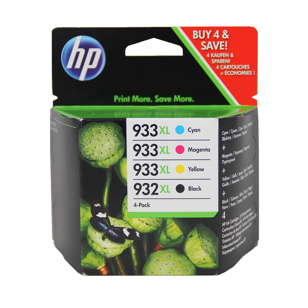 Картридж для струйного принтера HP 932XL + 933XL (C2P42AE) цветной, оригинал, Черный;пурпурный;желтый;голубой, C2P42AE
Картридж для струйного принтера HP 932XL + 933XL (C2P42AE) цветной, оригинал, Черный;пурпурный;желтый;голубой, C2P42AE