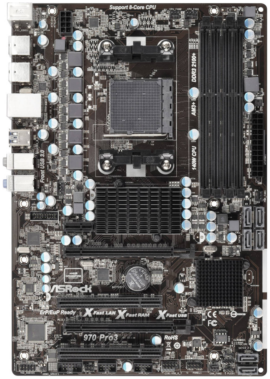 фото Материнская плата asrock 970 pro3 r2.0