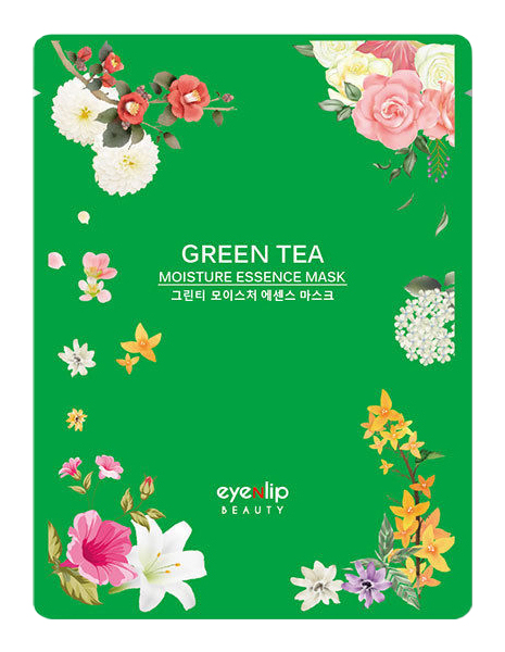 фото Маска для лица eyenlip green tea oil moisture essence mask 25 мл