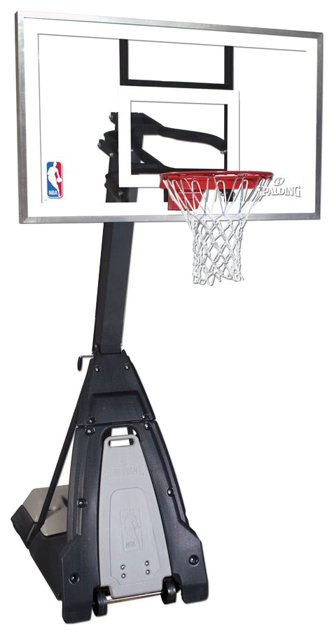 фото Баскетбольная мобильная стойка spalding nba the beast portable 60" стекло 74560cn