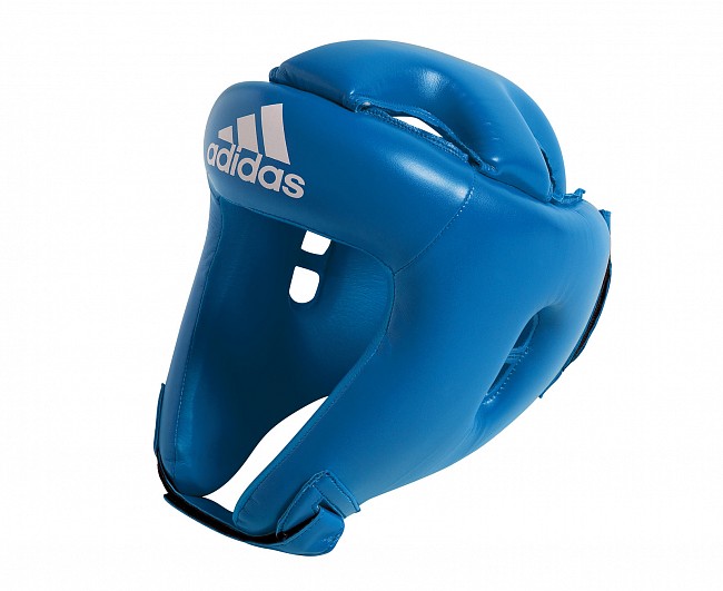 фото Шлем боксерский adidas competition head guard синий l