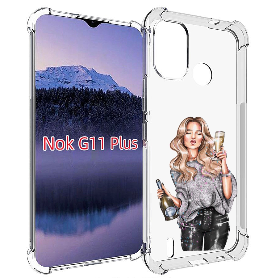 Чехол MyPads красивая-любительница-шампанского женский для Nokia G11 Plus, Прозрачный, Tocco
Чехол MyPads красивая-любительница-шампанского женский для Nokia G11 Plus, Прозрачный, Tocco