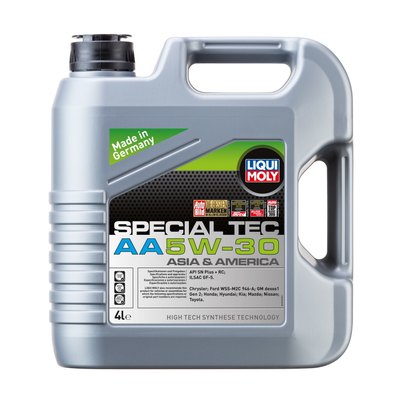 Моторное масло LIQUI MOLY Special Tec AA 5W30 SP GF-6A 4л, Масло моторное Special Tec AA 5W-30 SP GF-6A (4л)
Моторное масло LIQUI MOLY Special Tec AA 5W30 SP GF-6A 4л, Масло моторное Special Tec AA 5W-30 SP GF-6A (4л)