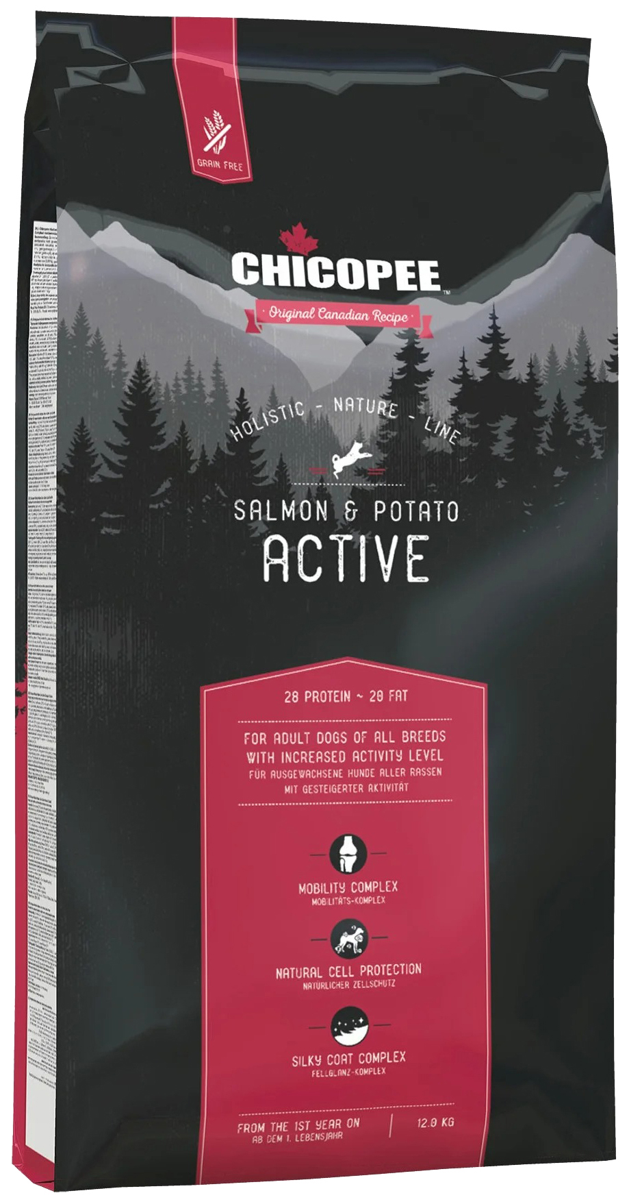 CHICOPEE CHICOPEE HOLISTIC NATURE LINE ACTIVE SALMON & POTATO беззерновой для активных взр
CHICOPEE CHICOPEE HOLISTIC NATURE LINE ACTIVE SALMON & POTATO беззерновой для активных взр