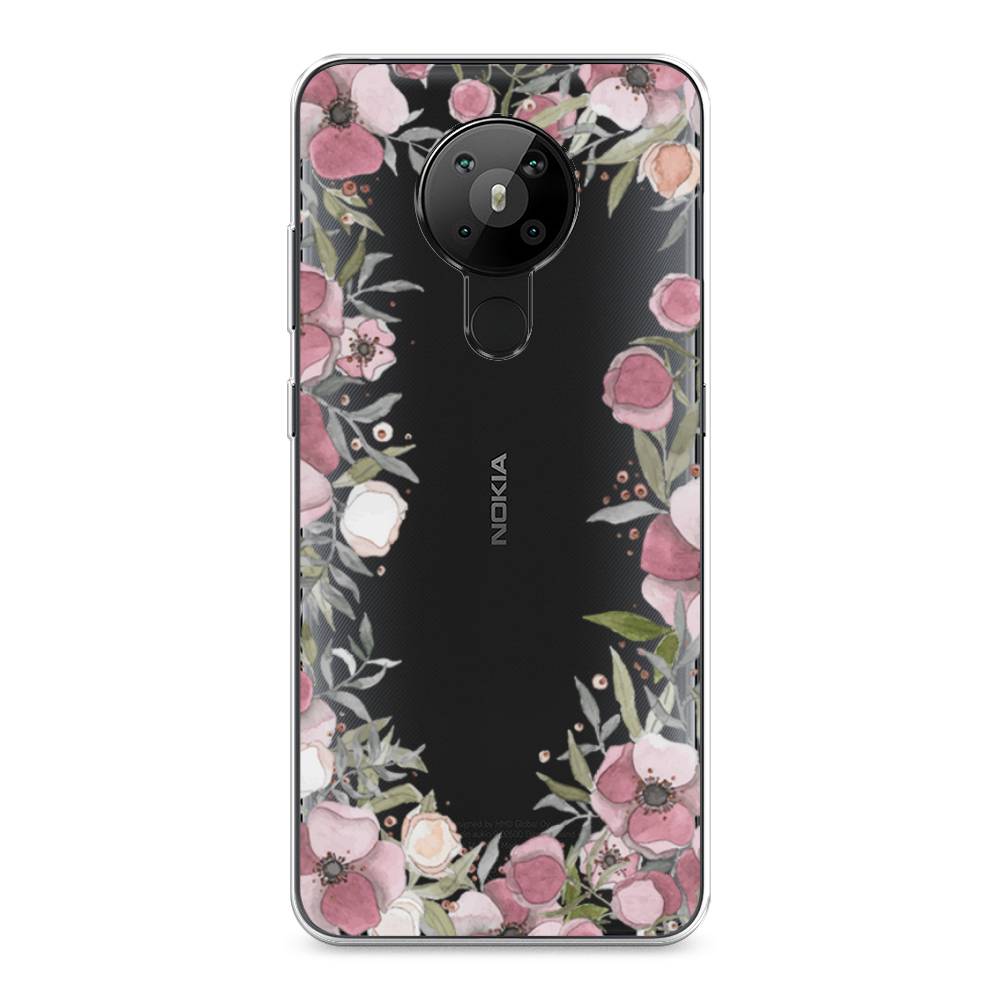 Чехол Awog на Nokia 5.3 / Нокиа 5.3 "Розовая цветочная рамка", Розовый;зеленый, 123450-8
Чехол Awog на Nokia 5.3 / Нокиа 5.3 "Розовая цветочная рамка", Розовый;зеленый, 123450-8