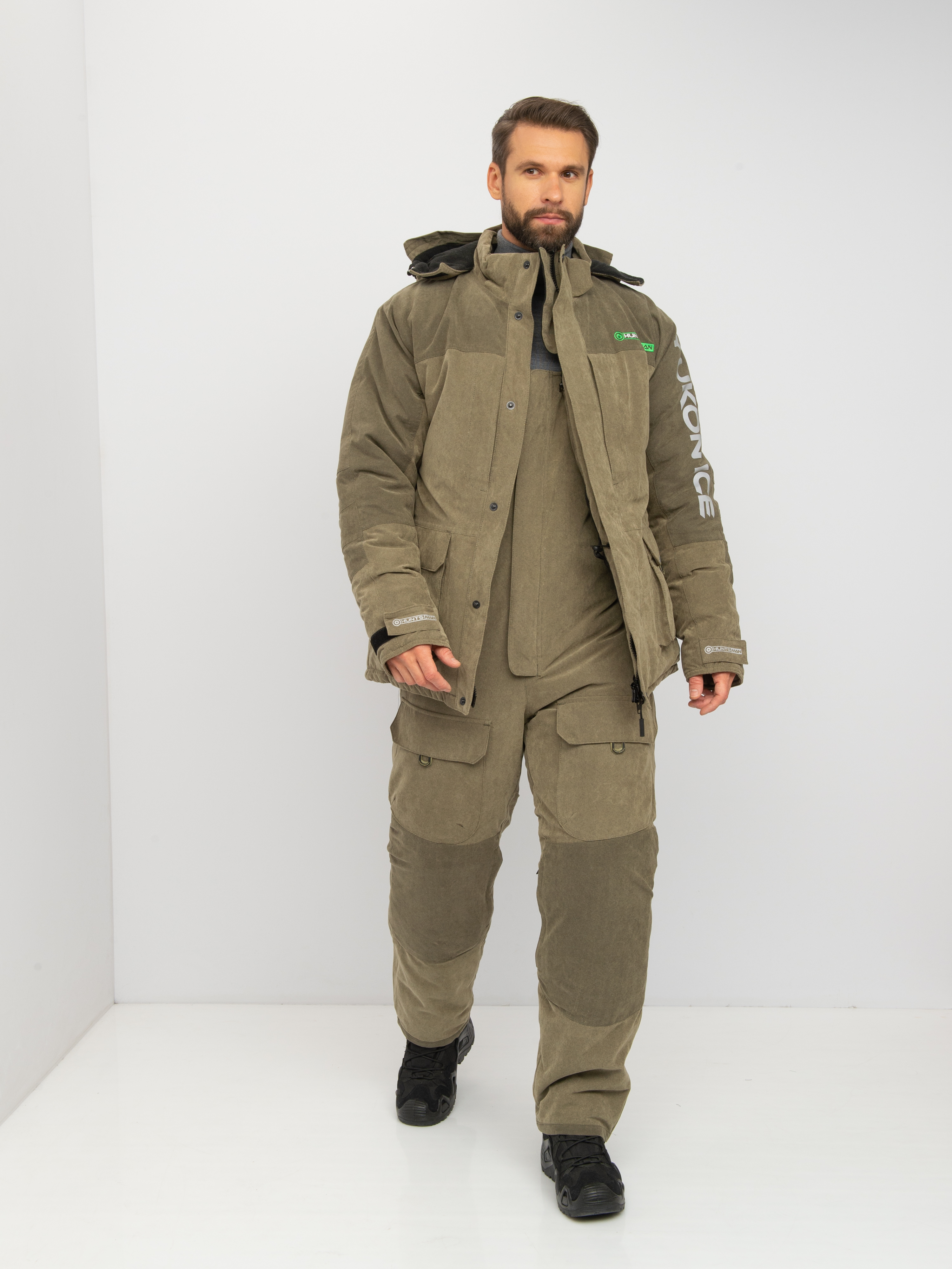 Костюм мужской зимний Huntsman Yukon Ice, ткань Finlandia, цвет хаки, р. 60-62/170-176, Yukon Ice
Костюм мужской зимний Huntsman Yukon Ice, ткань Finlandia, цвет хаки, р. 60-62/170-176, Yukon Ice
