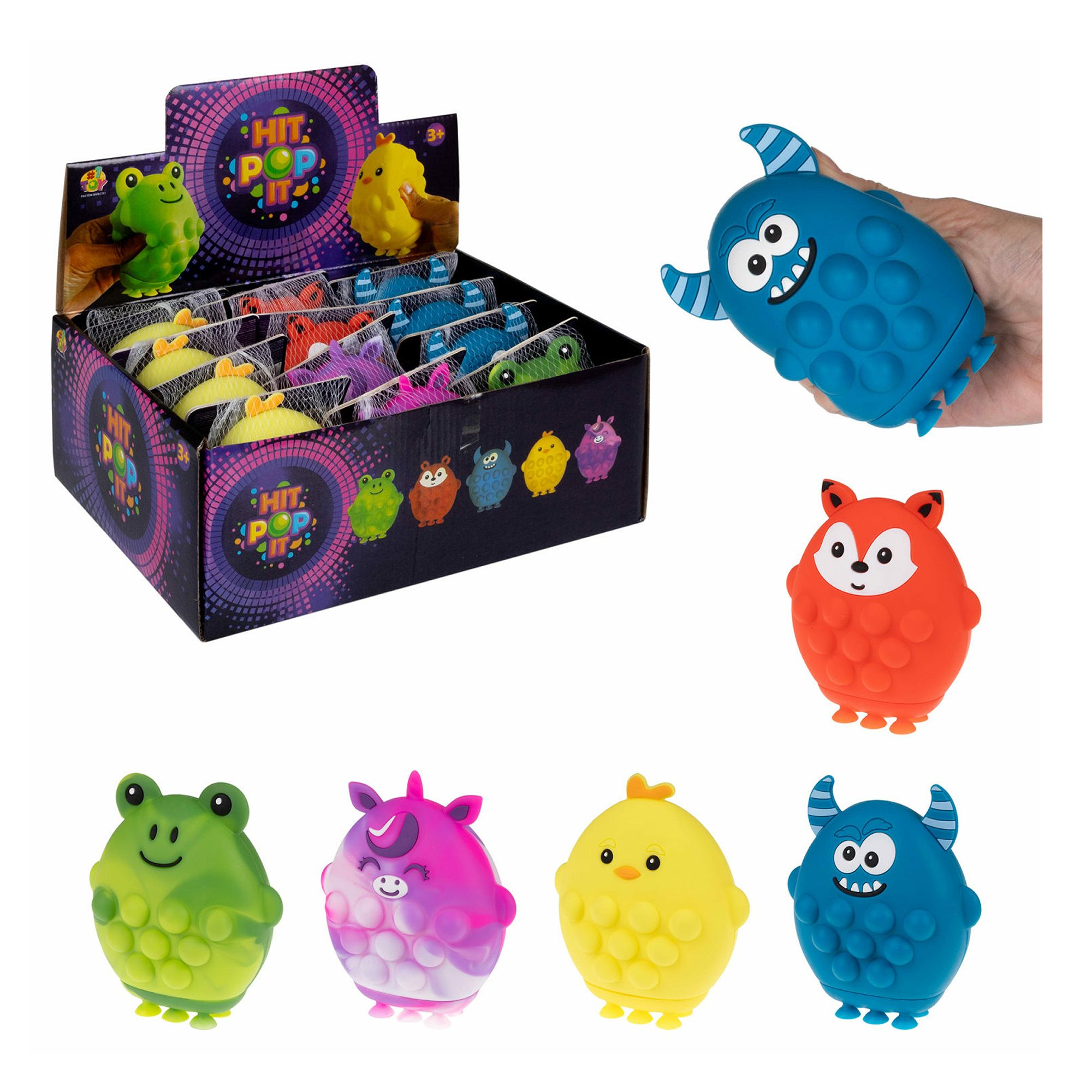 Игрушка-антистресс 1Toy Жмяка Hit pop it Животные в ассортименте (цвет по наличию), Синий
Игрушка-антистресс 1Toy Жмяка Hit pop it Животные в ассортименте (цвет по наличию), Синий