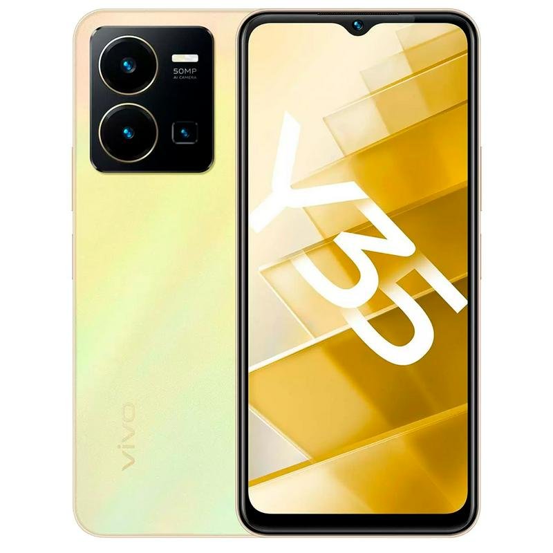 Смартфон Vivo Y35, 6.58'', IPS, 4 Гб, 128 Гб, 50 Мп, 16 Мп, LTE, NFC, 5000 мАч, золотистый
Смартфон Vivo Y35, 6.58'', IPS, 4 Гб, 128 Гб, 50 Мп, 16 Мп, LTE, NFC, 5000 мАч, золотистый