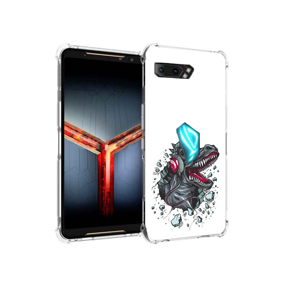 Чехол MyPads Tocco для Asus ROG Phone 2 Нарисованный динозавр в наушниках, Прозрачный, Tocco
Чехол MyPads Tocco для Asus ROG Phone 2 Нарисованный динозавр в наушниках, Прозрачный, Tocco