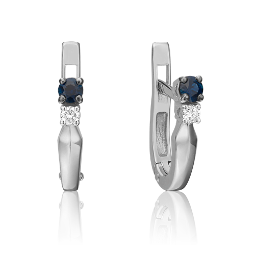 Серьги из белого золота с бриллиантом/сапфиром PLATINA jewelry 02-0224-00-105-1120-30, 02-0224-00-105-1120-30
Серьги из белого золота с бриллиантом/сапфиром PLATINA jewelry 02-0224-00-105-1120-30, 02-0224-00-105-1120-30