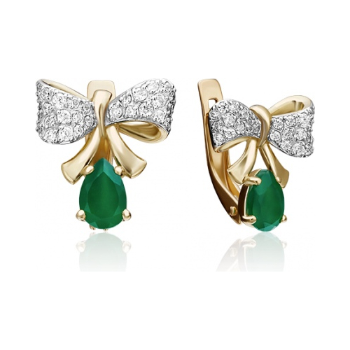 Серьги из желтого золота с фианитом/халцедоном PLATINA jewelry 02-3518-00-275-1130-47, 02-3518-00-275-1130-47
Серьги из желтого золота с фианитом/халцедоном PLATINA jewelry 02-3518-00-275-1130-47, 02-3518-00-275-1130-47