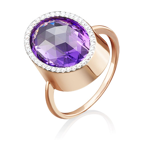 Кольцо из золота с фианитом/аметистом р. 17 PLATINA jewelry 01-4821-00-209-1110-46, 01-4821-00-209-1110-46
Кольцо из золота с фианитом/аметистом р. 17 PLATINA jewelry 01-4821-00-209-1110-46, 01-4821-00-209-1110-46