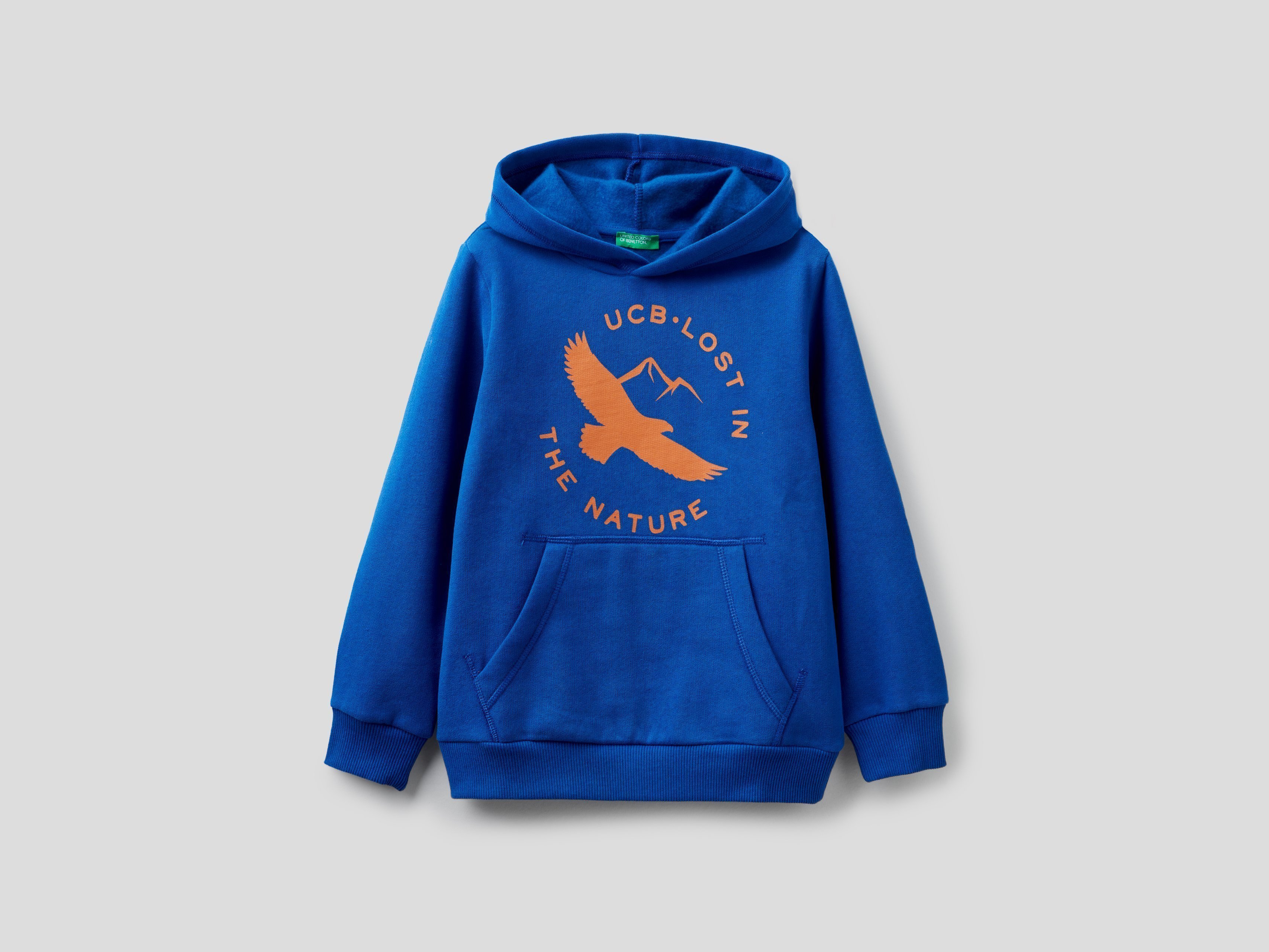 фото Толстовка для мальчиков benetton цв. синий р.146 united colors of benetton