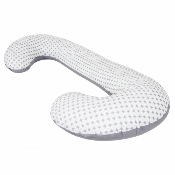 фото Подушка для кормления ceba baby physio duo diamonds & circles трикотаж