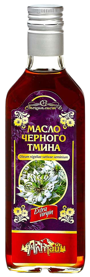 фото Масло пищевое нерафинированное тминное алтай 250 мл