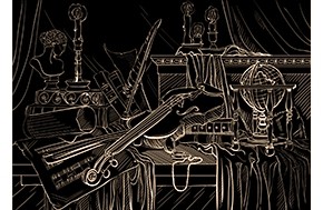 Гравюра в пакете с ручкой Натюрморт со скрипкой , А4, с эффектом золота Рыжий кот Г-9375
Гравюра в пакете с ручкой Натюрморт со скрипкой , А4, с эффектом золота Рыжий кот Г-9375