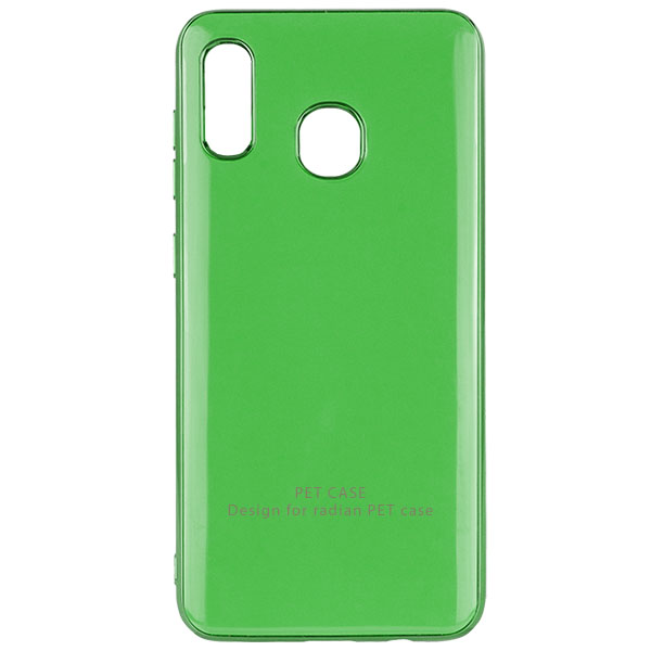 фото Чехол glossy logo для samsung galaxy a20 / a30 green epik