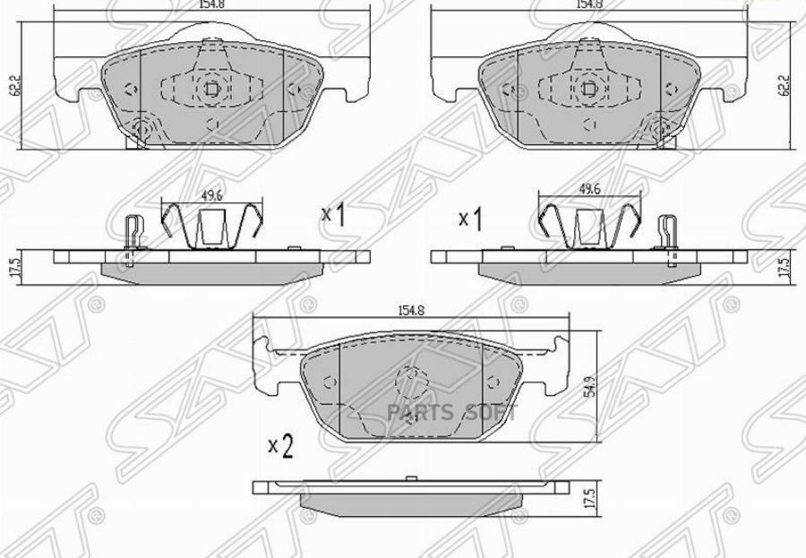 Колодки Тормозные Перед Honda Accord Cu# 08-13/Civic Fb/Fk 12- Sat арт. ST-45022-TL1-G01
Колодки Тормозные Перед Honda Accord Cu# 08-13/Civic Fb/Fk 12- Sat арт. ST-45022-TL1-G01