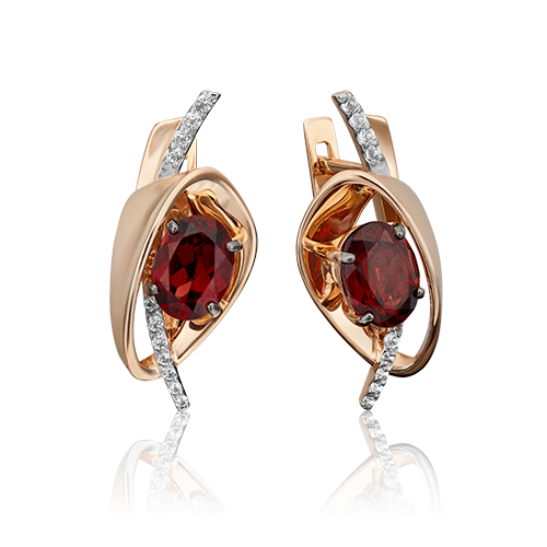 Серьги из красного золота с гранатом/топазом PLATINA jewelry 02-4476-00-264-1110-57, 02-4476-00-264-1110-57
Серьги из красного золота с гранатом/топазом PLATINA jewelry 02-4476-00-264-1110-57, 02-4476-00-264-1110-57