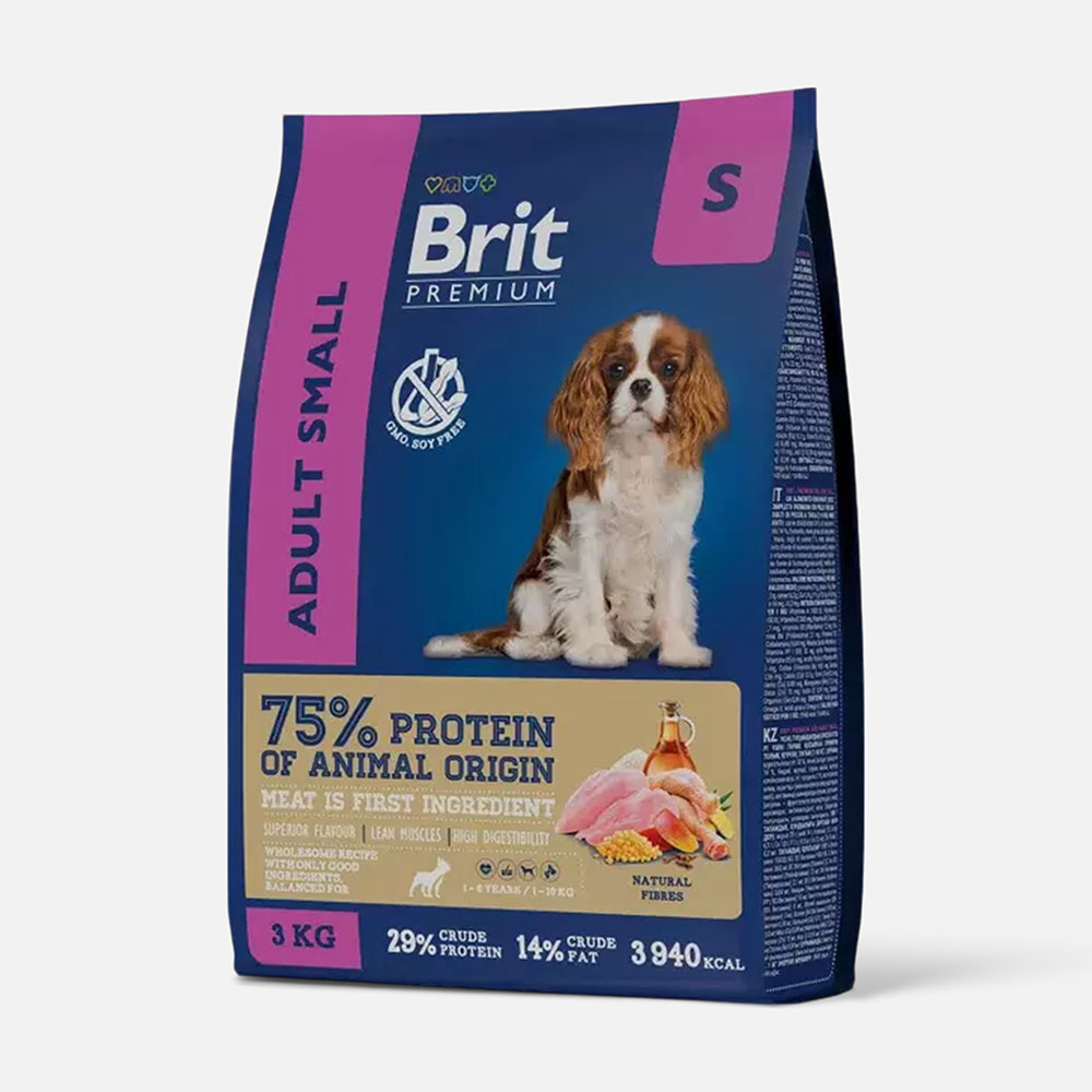 Сухой корм Brit, Premium Adult Small, для взрослых собак мелких пород, с курицей, 3 кг, Premium
Сухой корм Brit, Premium Adult Small, для взрослых собак мелких пород, с курицей, 3 кг, Premium